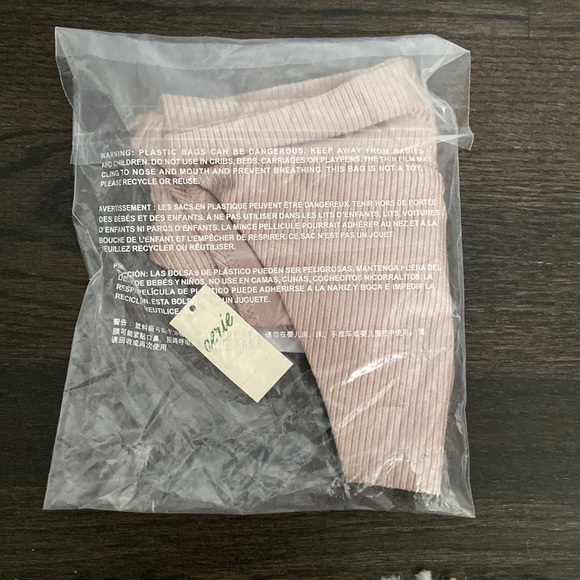 NWT ribbed Aerie high rise bikini bottoms - Picture 3 of 3